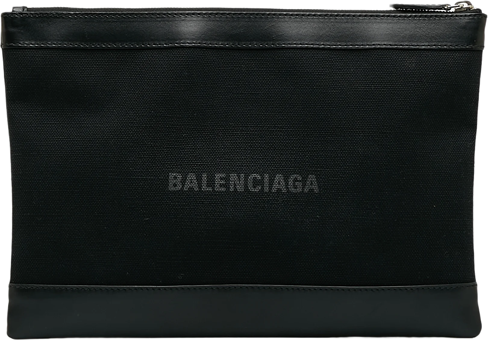 Balenciaga Navy Clip M Clutch