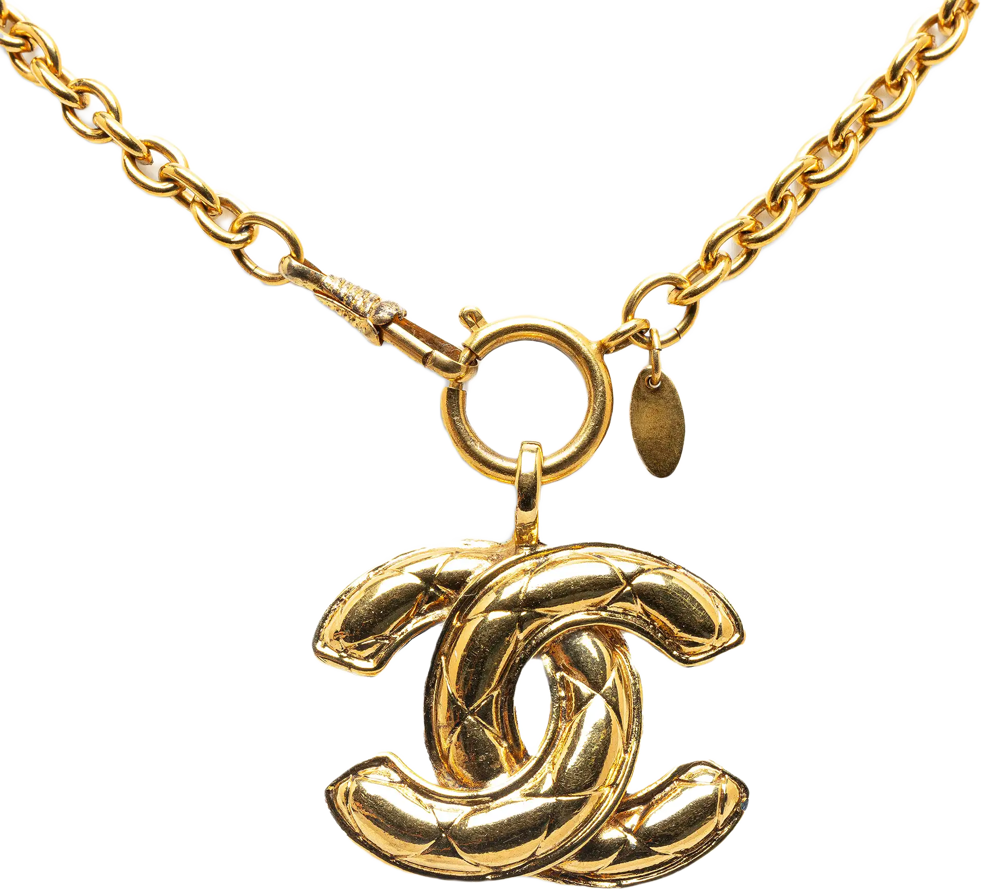 Chanel Cc Pendant Necklace