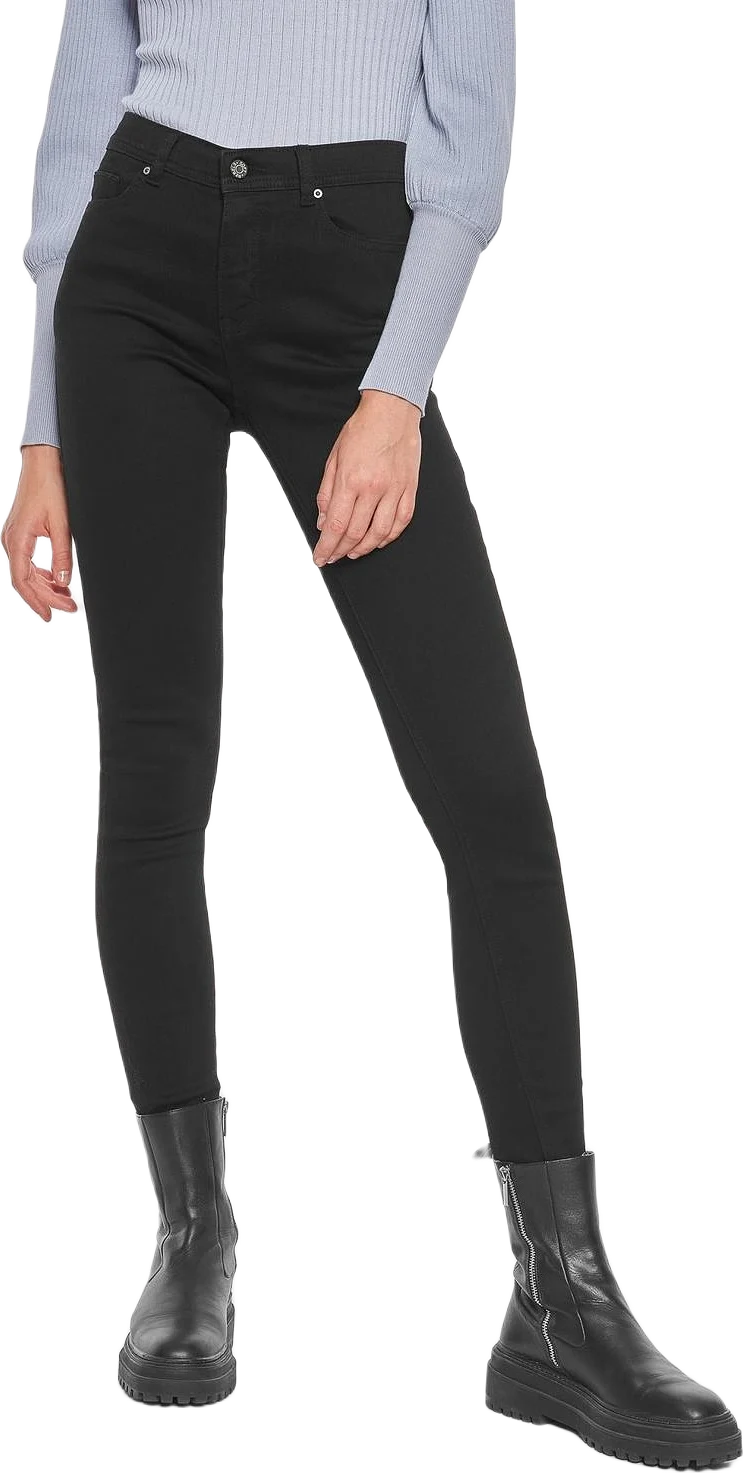 Srmid Rise Slim Jeans Black