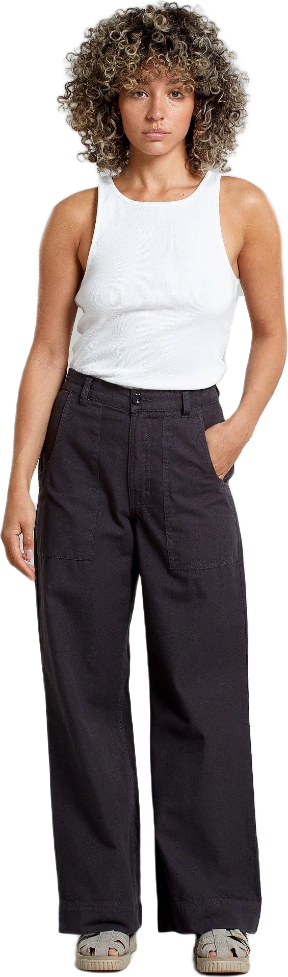 Workwear Pants Vara Canvas Phantom Black