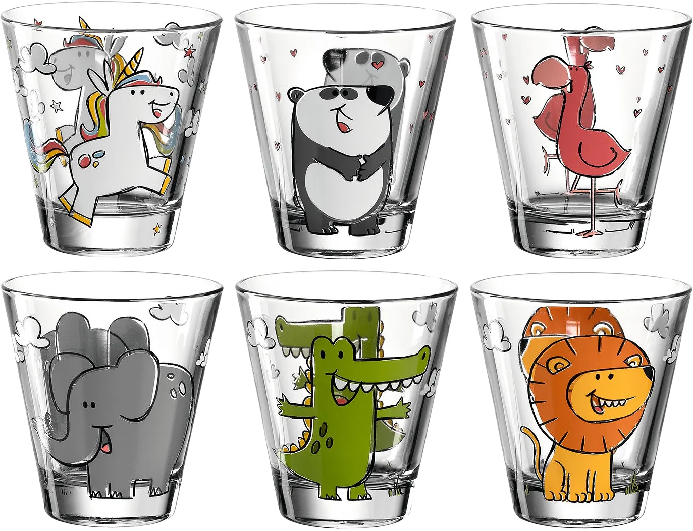 6 Tumblers ass. Bambini