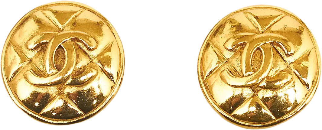 Chanel Cc Clip On Earrings