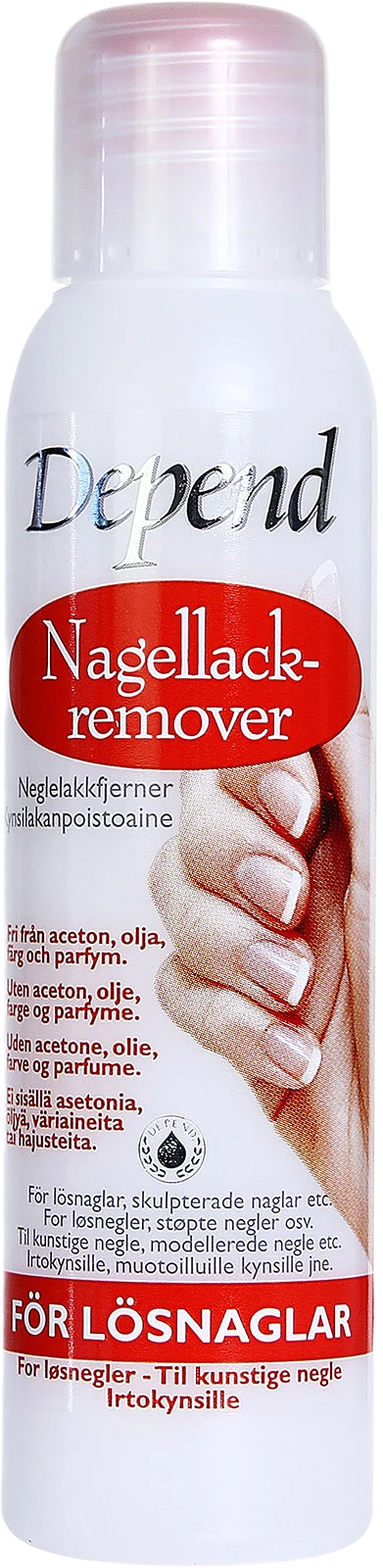 Nagellacksremover, röd, 100 ml