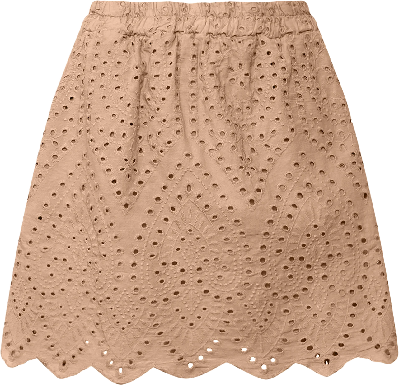 Dalia, Midi Skirt, Cotton - Beige