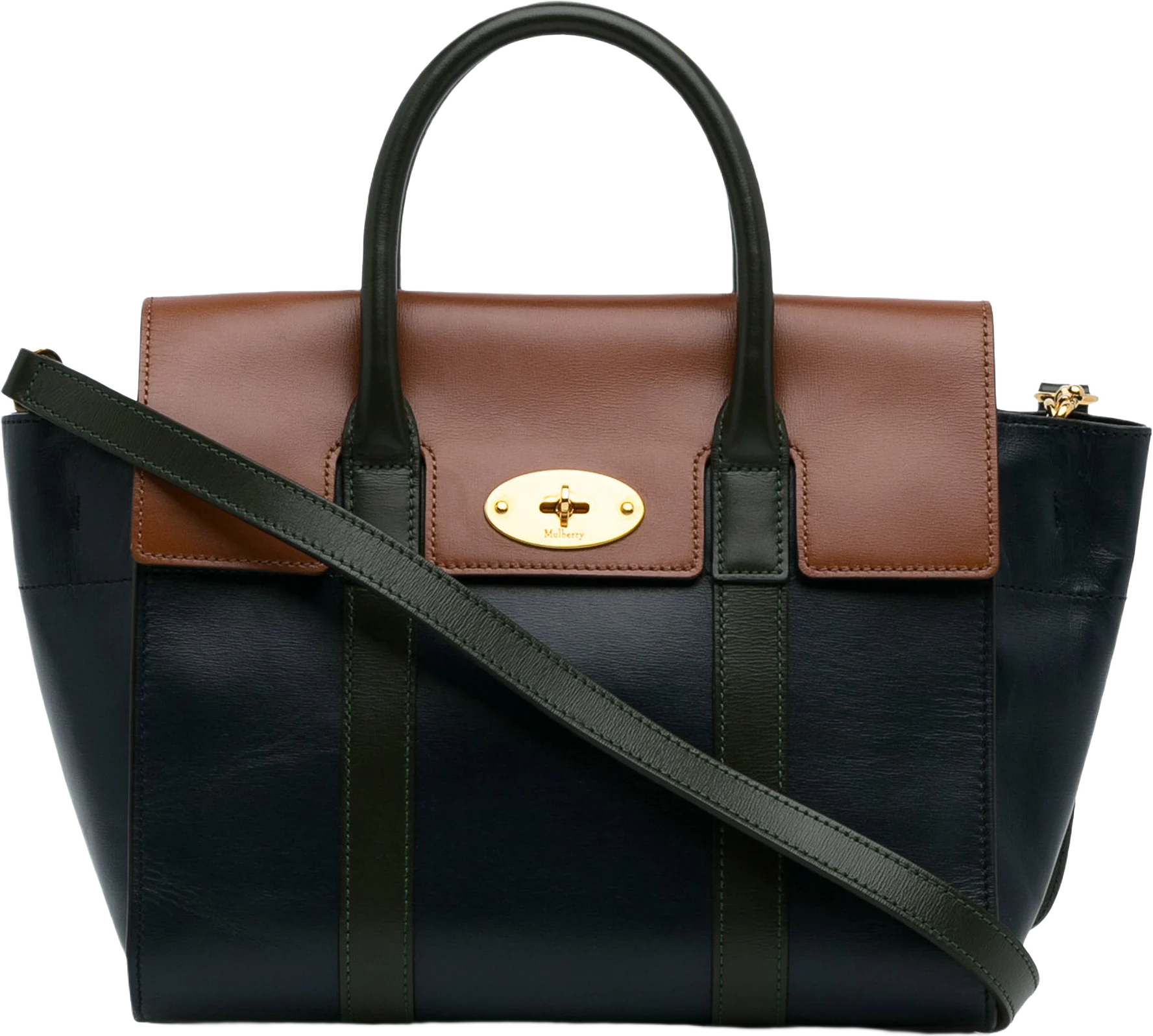 Mulberry Bayswater Tricolor Satchel