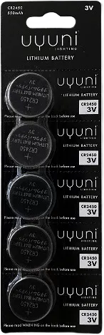 UYUNI - CR2450 Batteri 5-p , 3V, 550mAh