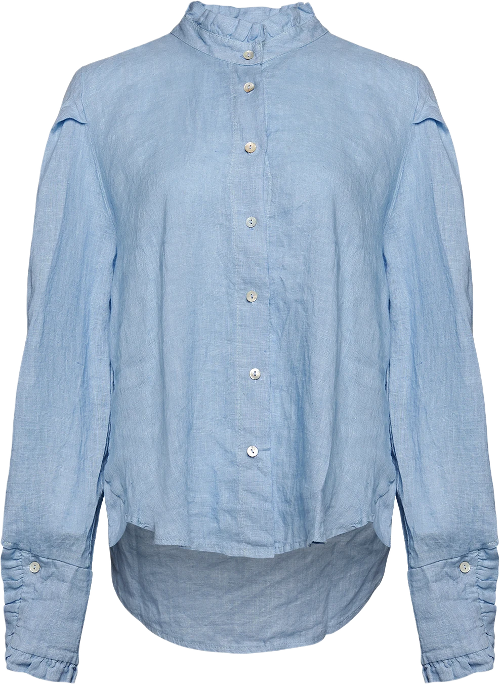 Naneth Shirt Linen - Little Boy Blue