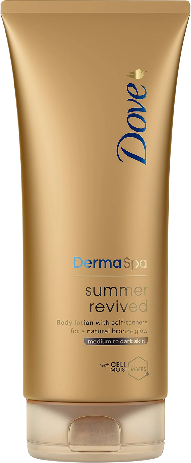 DermaSpa Summer Revived Dark Self Tan Body Lotion, 200 ml