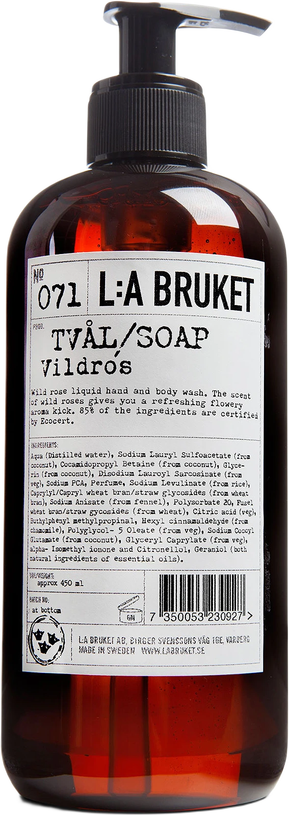 Flytande tvål Vildros, 450 ml