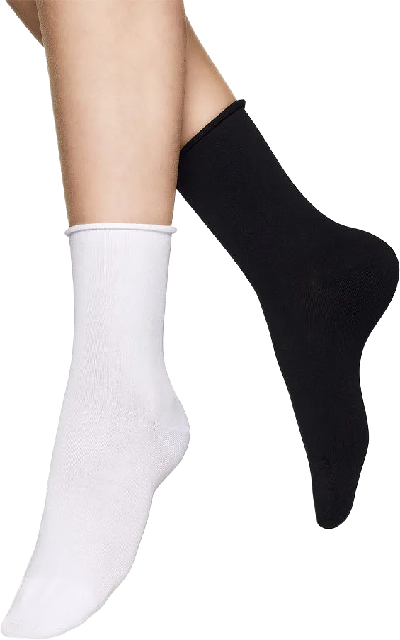 Cotton Comfort Socks, 2-pack