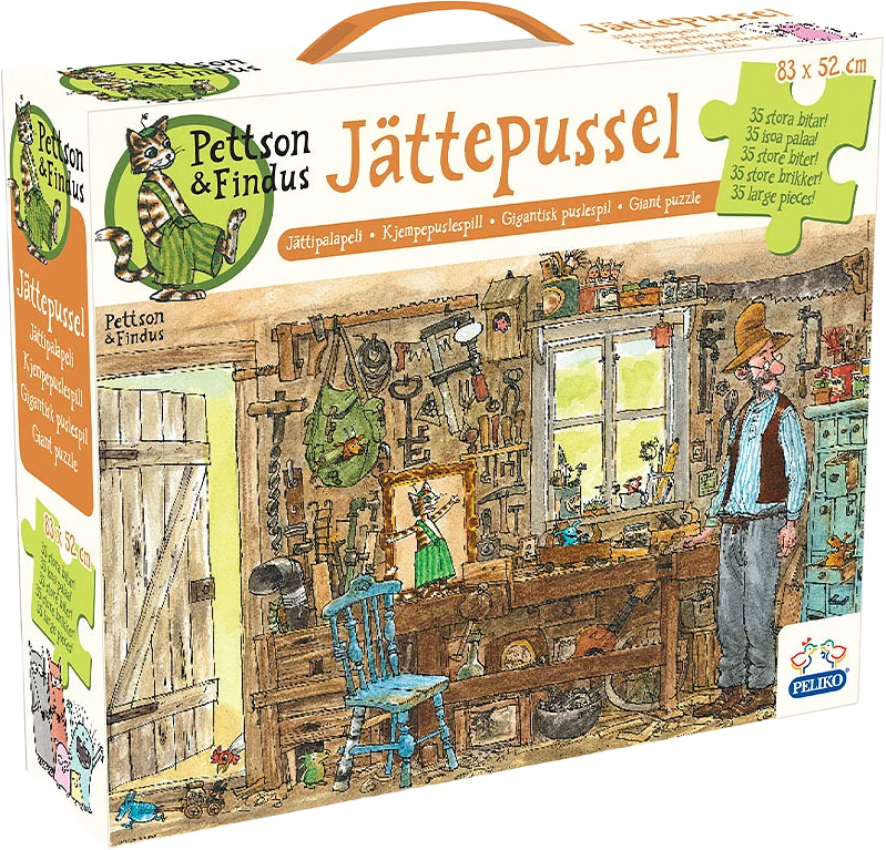 Jättepussel 35 bitar, 83 x 52 cm