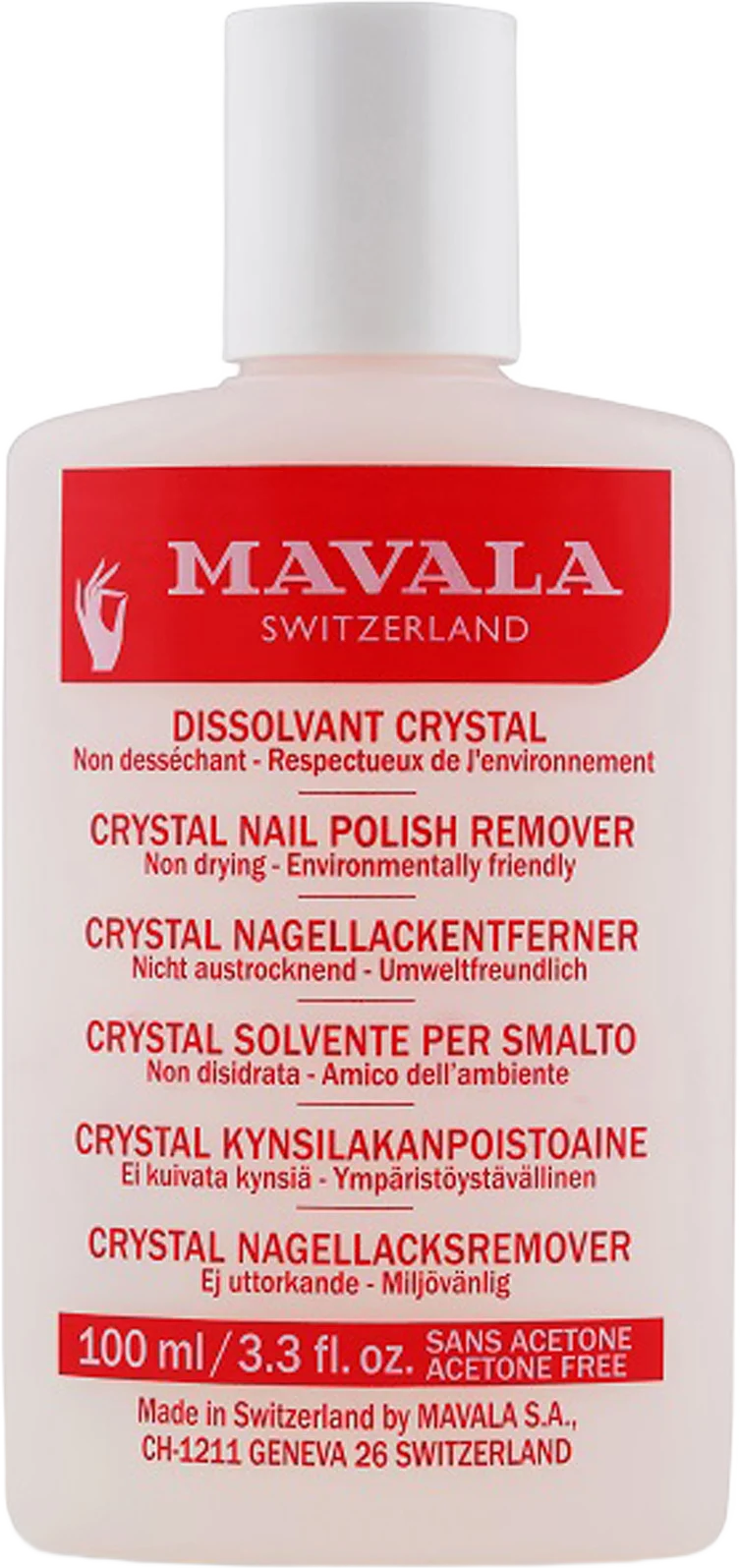 Crystal Nagellacksremover, 100 ml