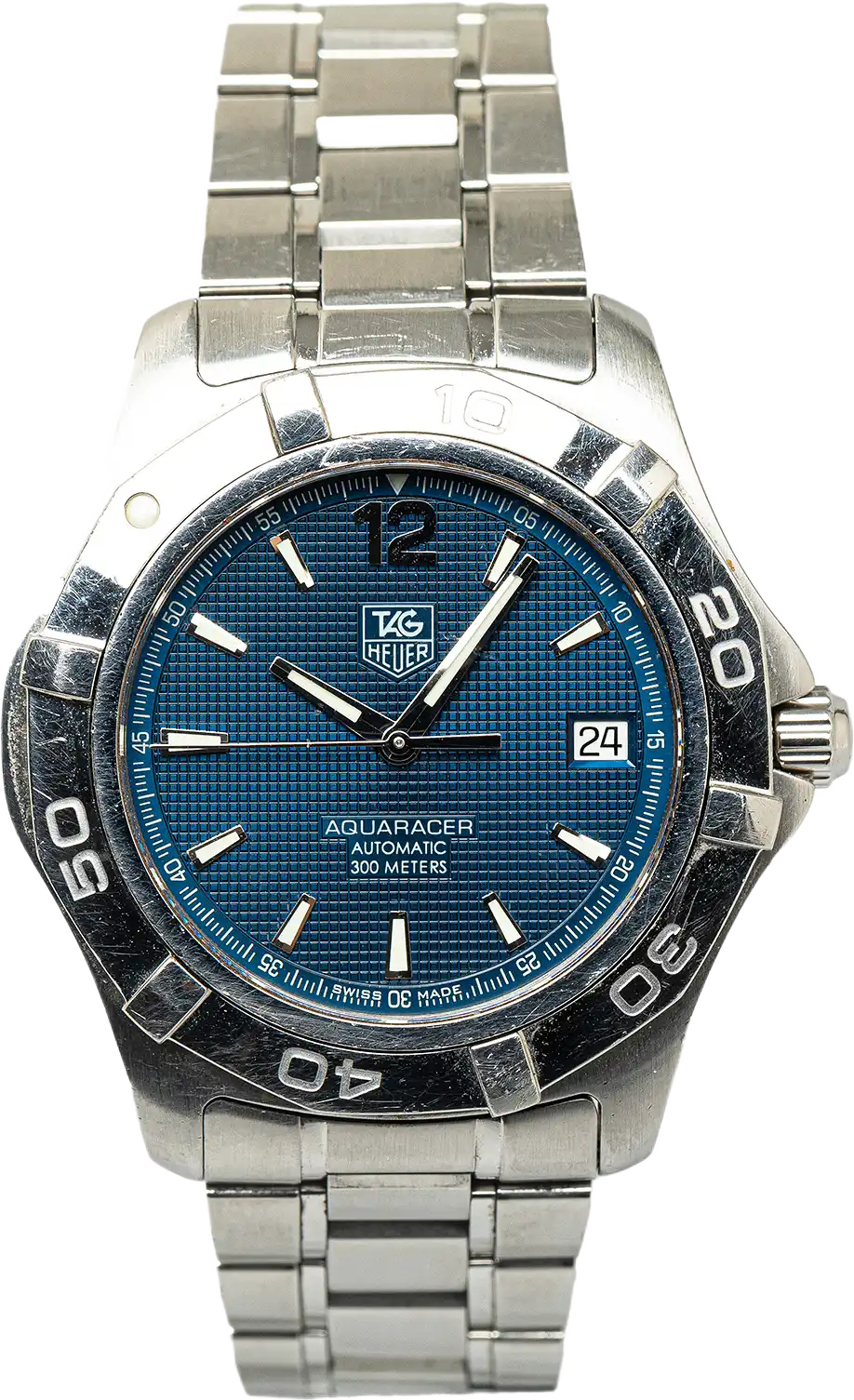 Tag Heuer Automatic Stainless Steel Aquaracer Watch