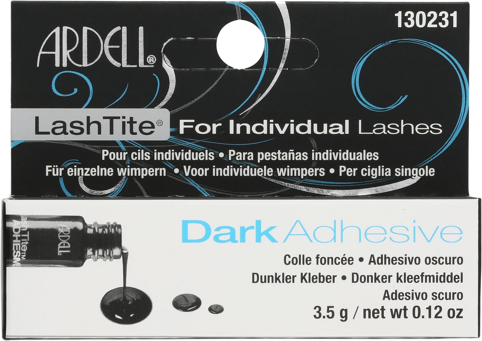 Adhesive Individual Lashes, Dark