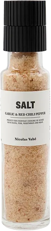 Salt, Garlic & Red Pepper