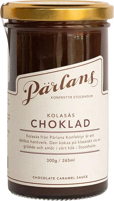 kolasås CHOKLAD glasburk