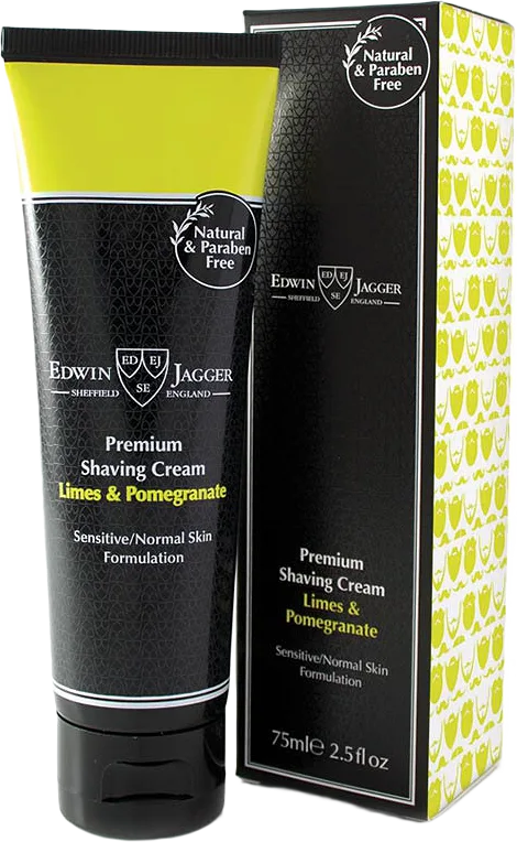 Natural Prem Shaving cream, Limes & Pomegranate