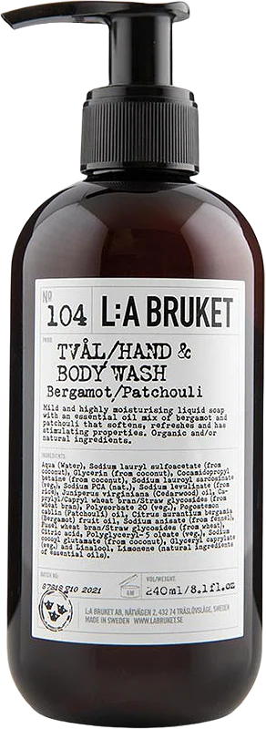 104 Flytande Tvål Bergamott/Patchouli