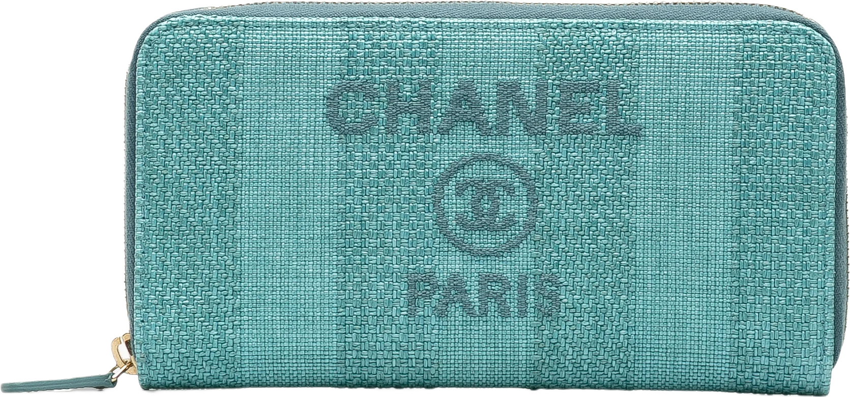 Chanel Tweed Deauville Continental Wallet