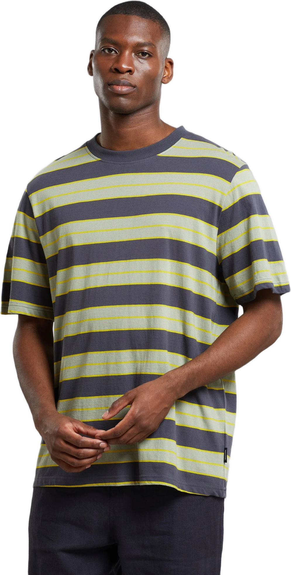 T-shirt Gustavsberg Retro Stripe Charcoal