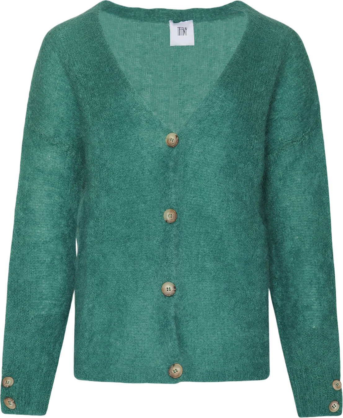 Dama Knit Cardigan - Bright Green