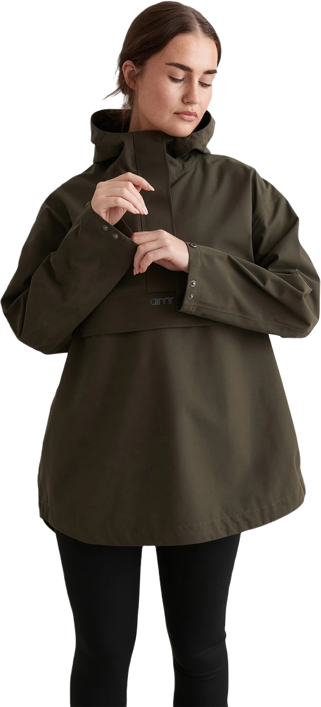 Khaki Waterproof Oversized Anorak