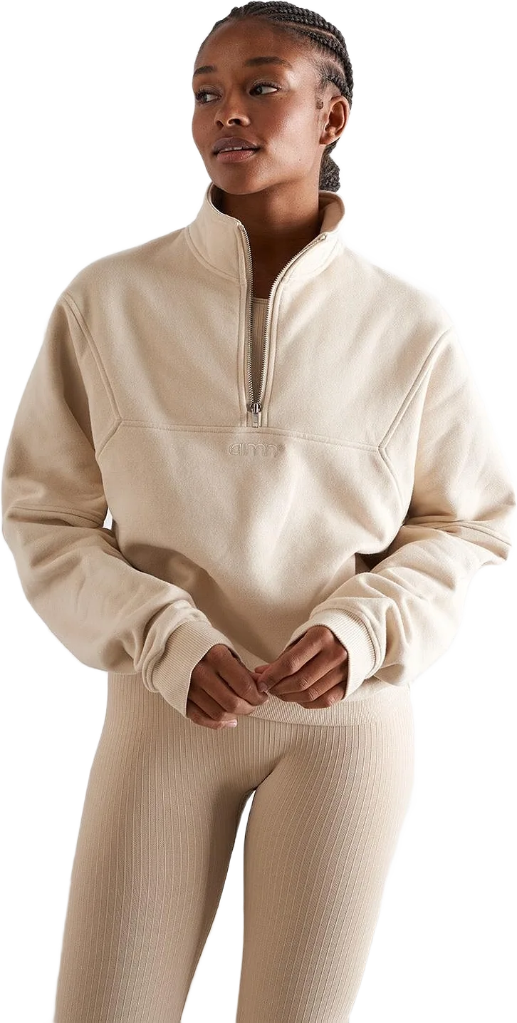 Cafè Au Lait Logo Sweat Half Zip