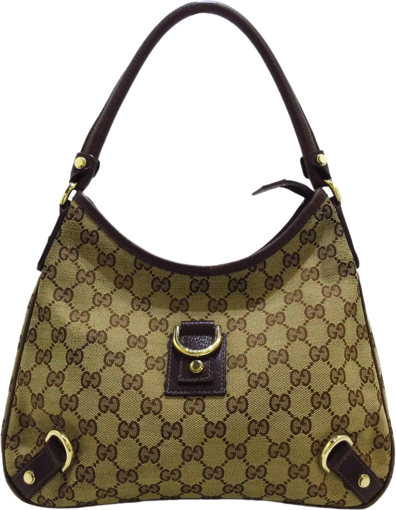 Gucci Gg Canvas Abbey D-ring Shoulder Bag