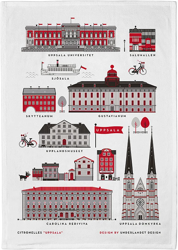 Kökshandduk Houses of Uppsala 50x70 cm