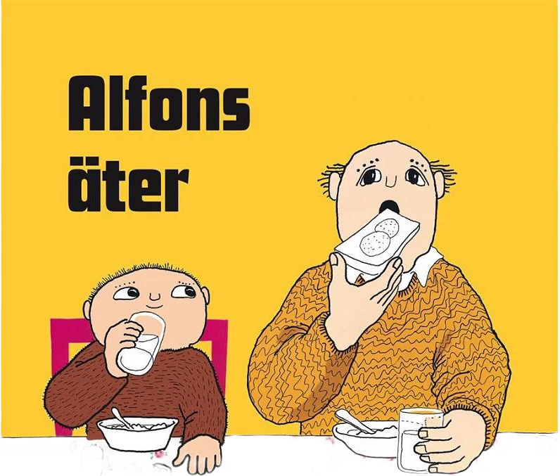 Alfons äter