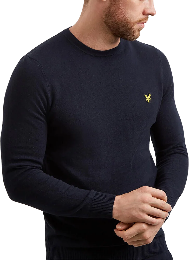 Cotton Merino Crew Neck Jumper