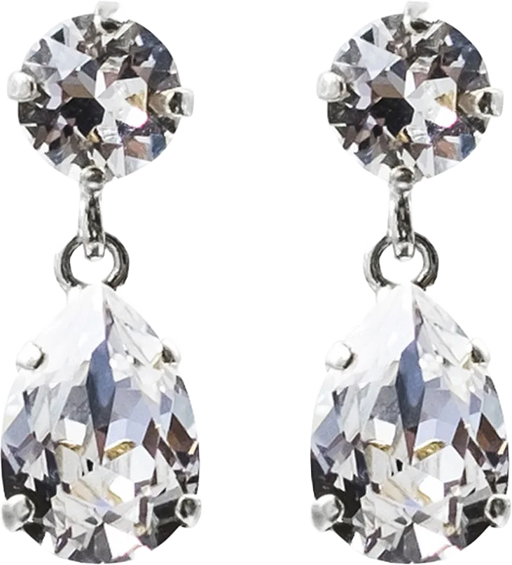 Mini Drop Earrings Crystal