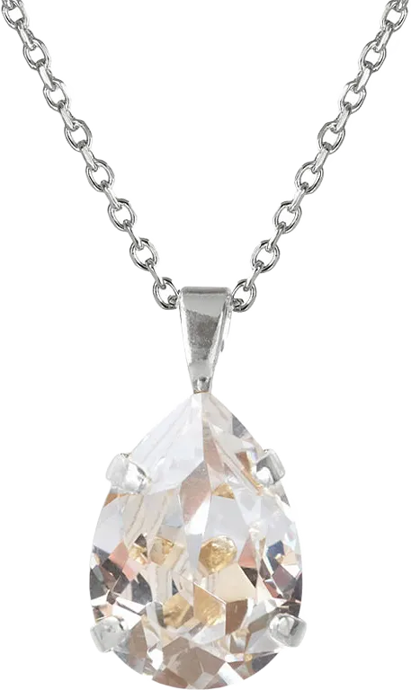 Mini Drop Necklace Crystal