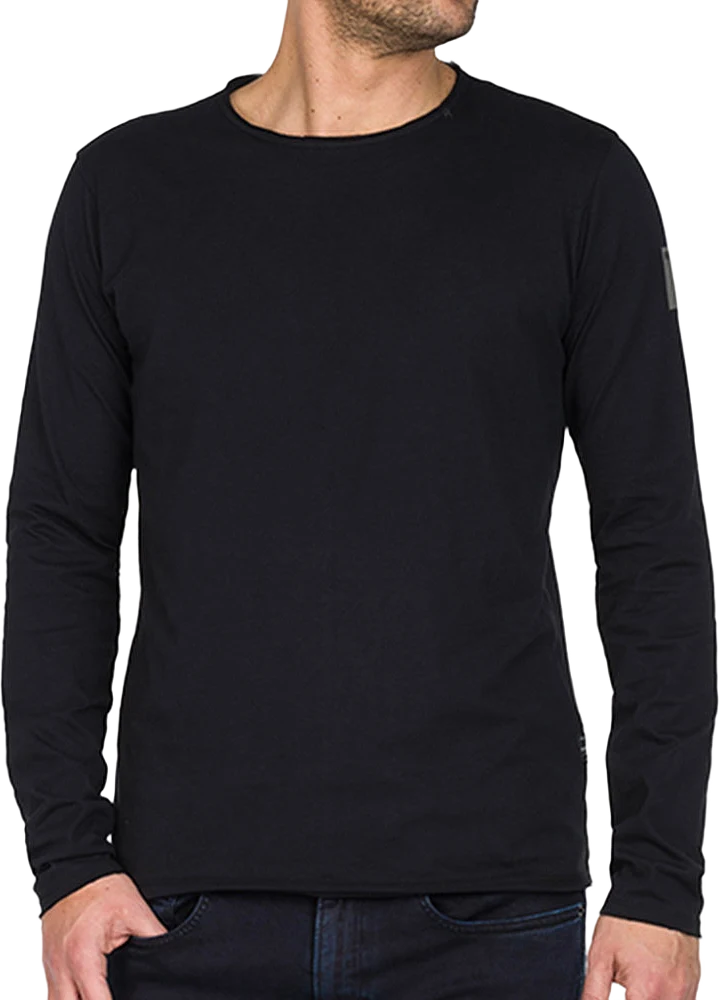 Long Sleeved Raw Cut T-Shirt