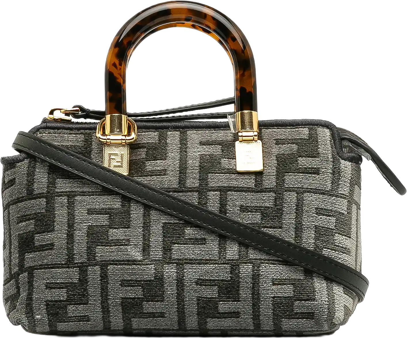 Fendi Mini Zucca Tapestry By The Way Satchel