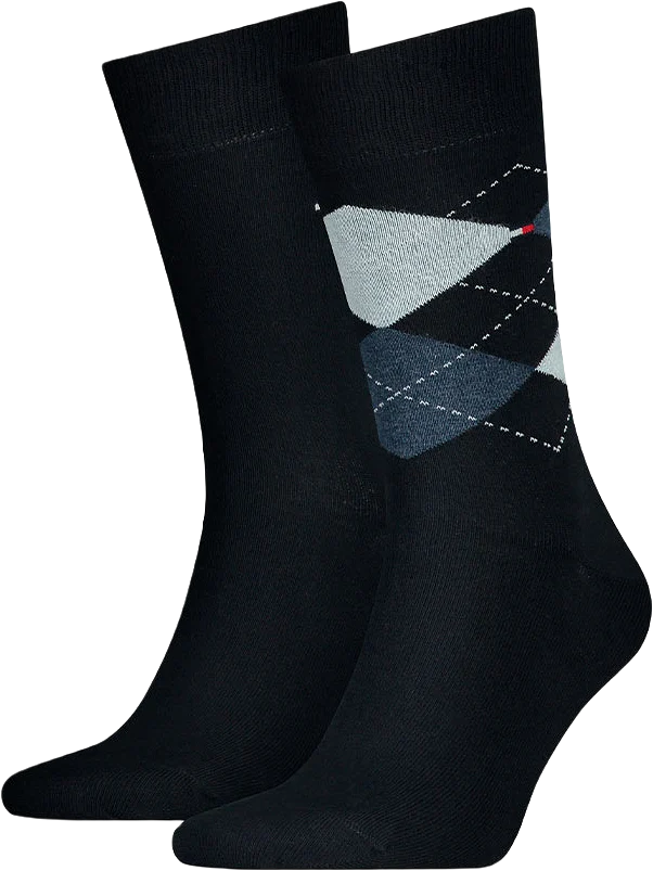 Check Mens Sock 2-pack