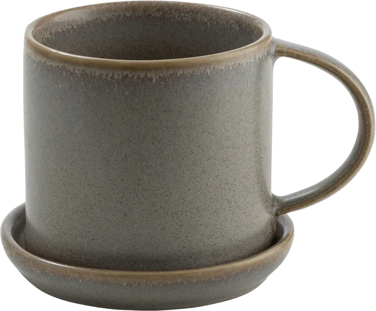 Kaffekopp med fat Ø 7,5 cm