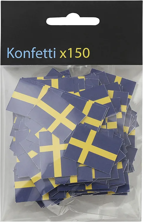 Konfetti - Svenska flaggan 150-pack