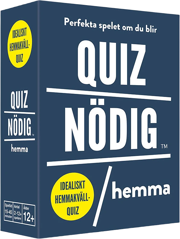 Quiznödig – Hemma