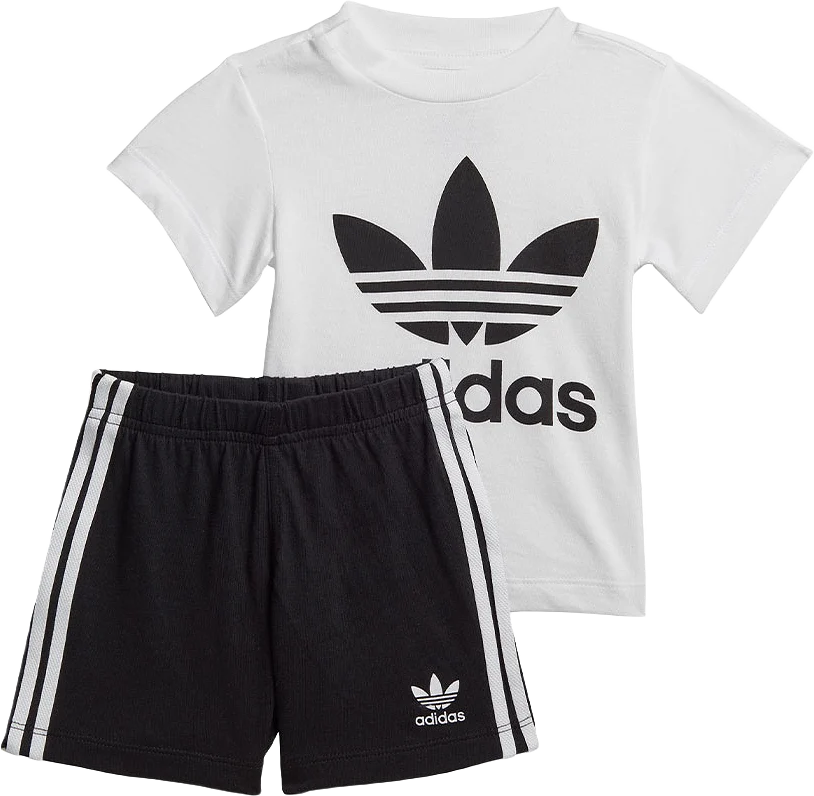 Trefoil Set, Shorts + Tee