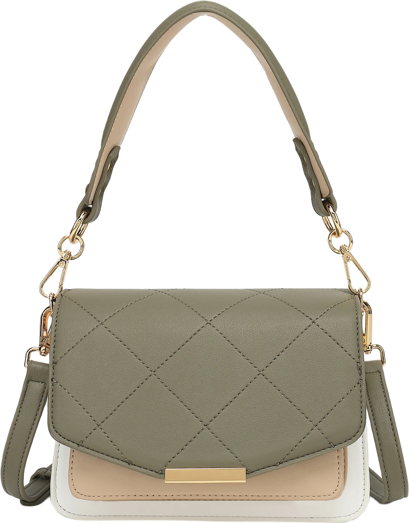 Blanca Bag Medium - Army/white/beige