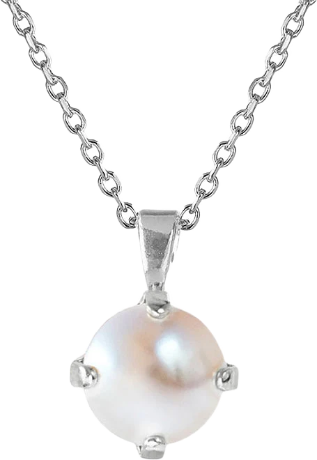 Classic Petite Necklace Pearl