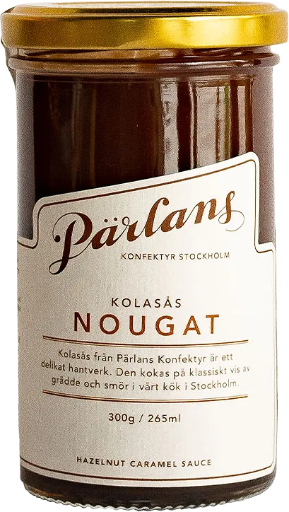 kolasås NOUGAT glasburk