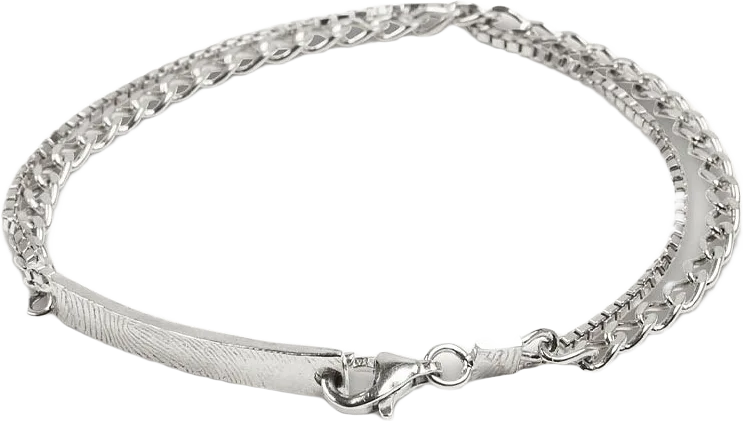 Warped double bracelet