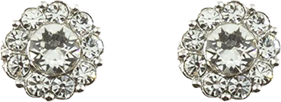 Petite Miss Sofia Earrings Crystal (Silver)