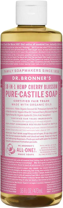 Cherry Blossom Pure Castile Liquid Soap