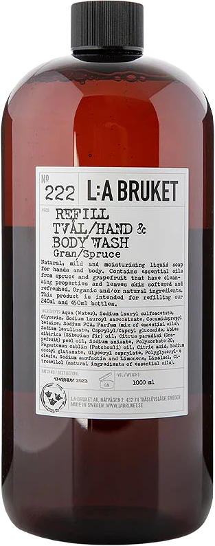 222 REFILL Spruce Hand & Body Wash