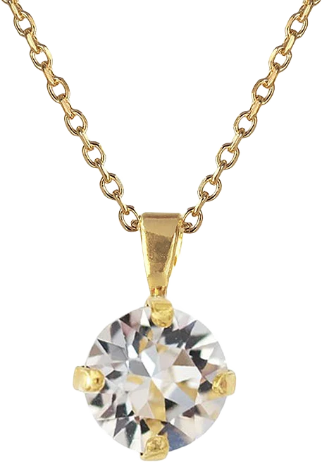 Classic Petite Necklace Crystal