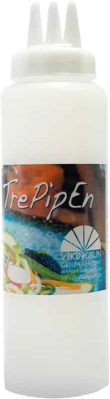 Trepipen Dressingflaska med 3 pipar, 25 cl