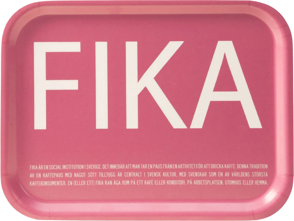 Bricka – FIKA 20x27 cm